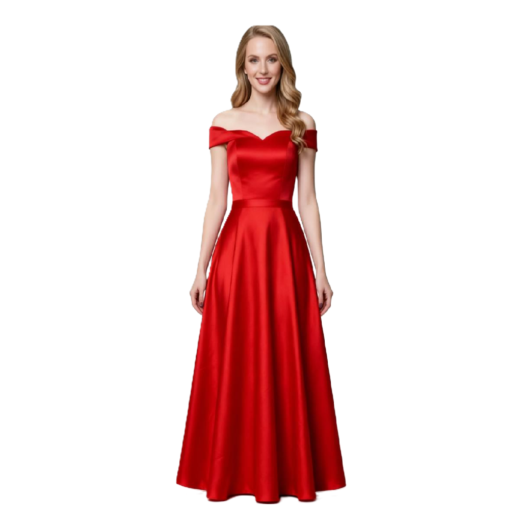 The Off-the-Shoulder Gala Gown