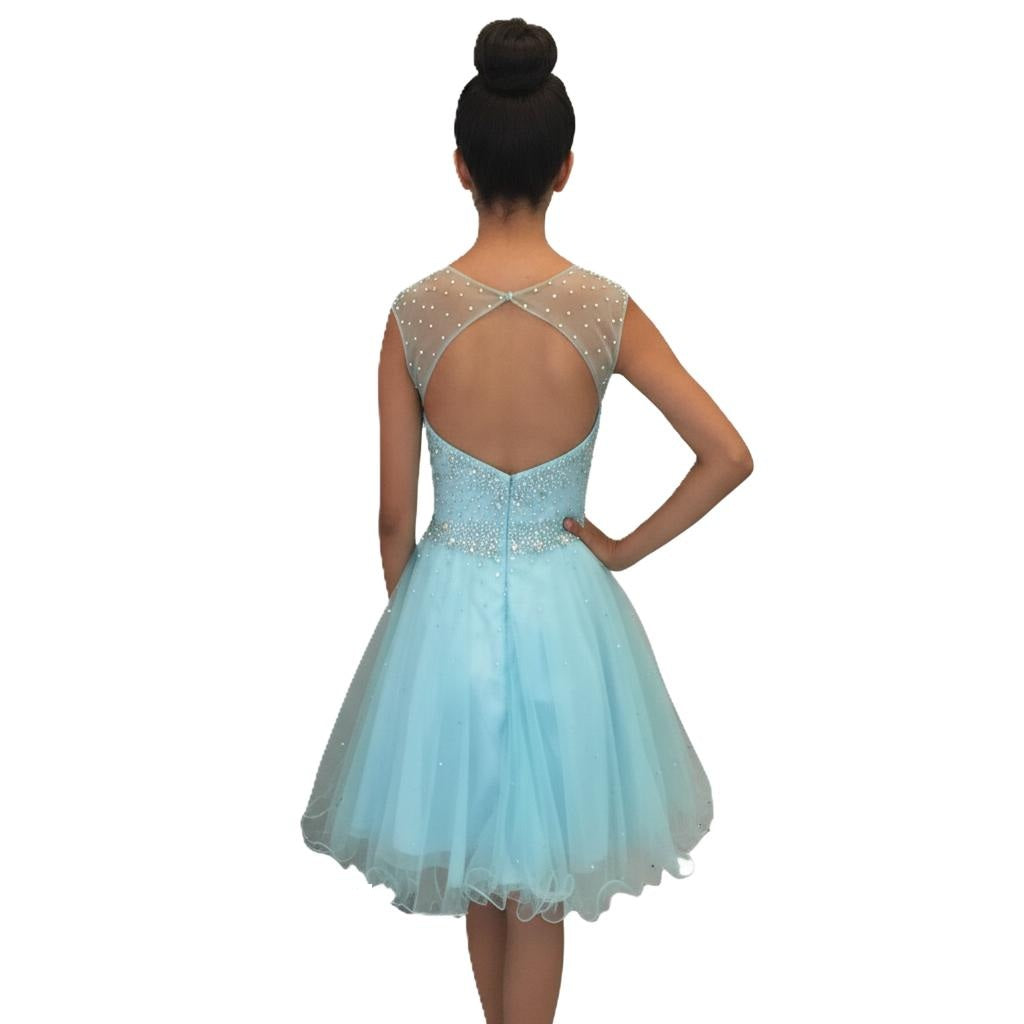 Beaded by handmade short cocktail dress homecoming dress