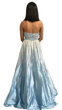 Load image into Gallery viewer, Crystal Beaded Halter Long Prom Dress