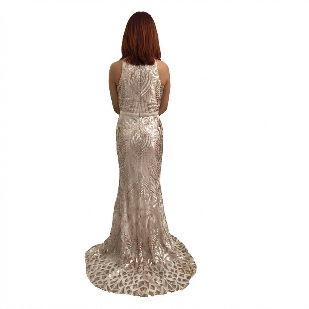 Sequin Long Evening Dress