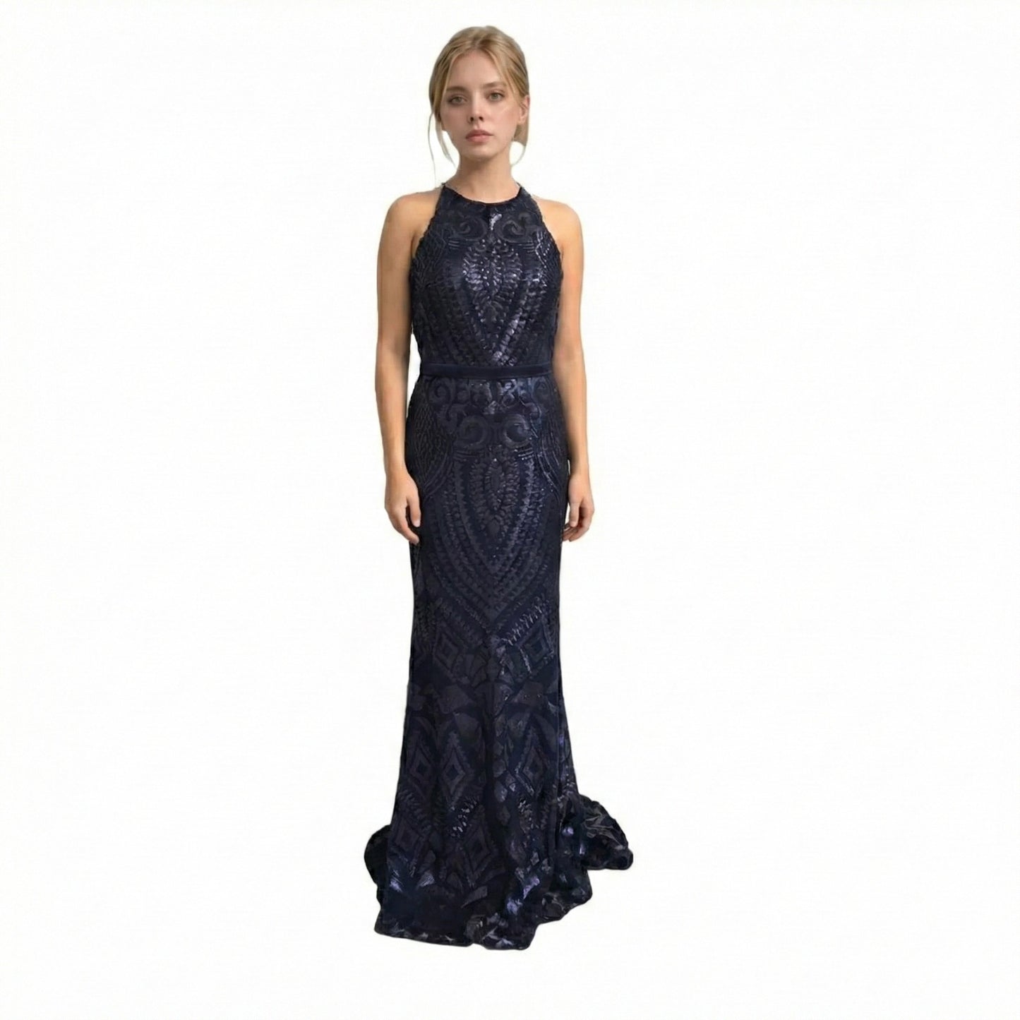 Sequin Long Evening Dress