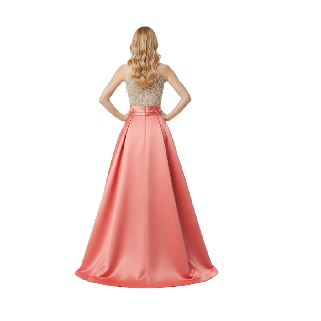 Luxury Beading Long Prom / Wedding Gown