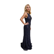 Load image into Gallery viewer, Sequin Long Evening Dress
