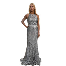 Load image into Gallery viewer, Sequin Long Evening Dress

