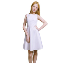 Load image into Gallery viewer, White Lace Cocktail / Homecoming Dress
