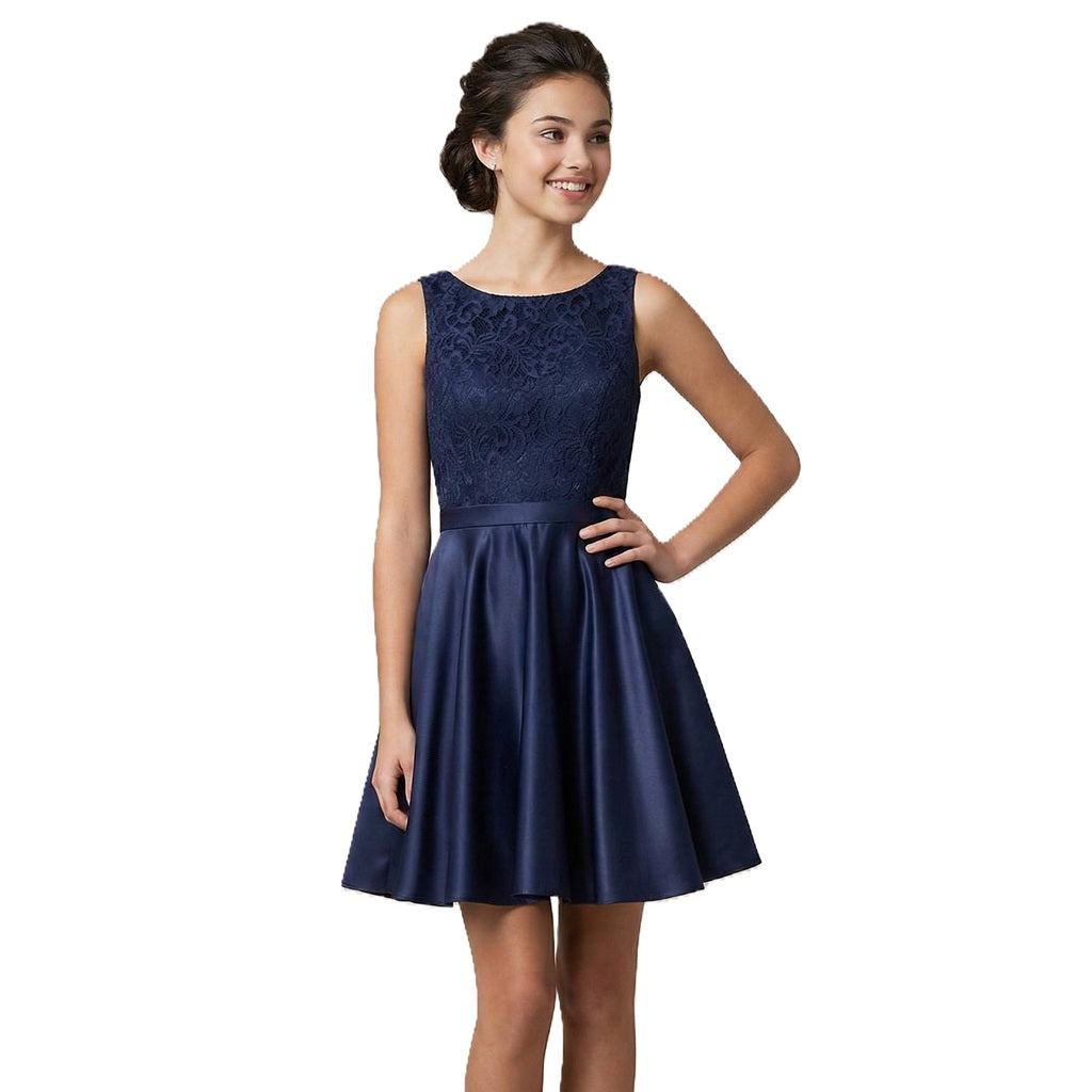 Lace Top Cocktail / Homecoming Dress