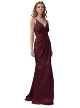 Load image into Gallery viewer, Spaghetti Strap Deep-V A-Line Gown
