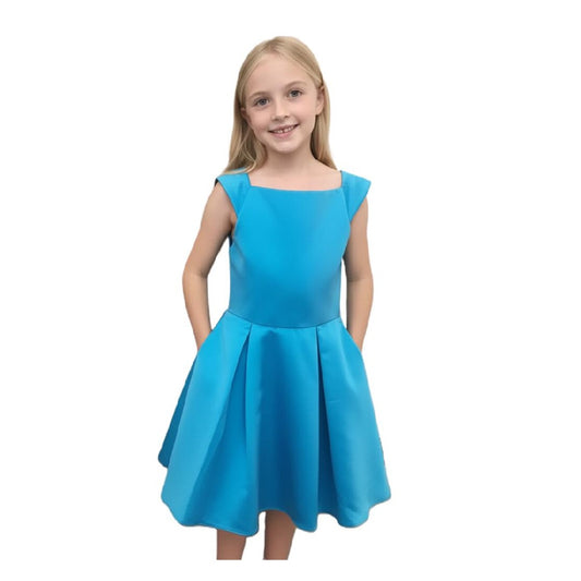 Pageant Interview Dress with Crinoline for girl