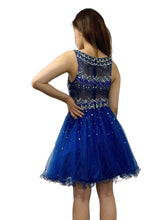 Load image into Gallery viewer, Handmade Beaded Short Cocktail Homecoming Dress
