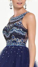 Load image into Gallery viewer, Handmade Beaded Short Cocktail Homecoming Dress
