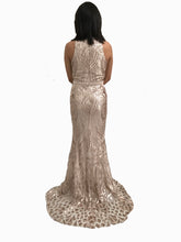 Load image into Gallery viewer, Sequin Long Evening Dress
